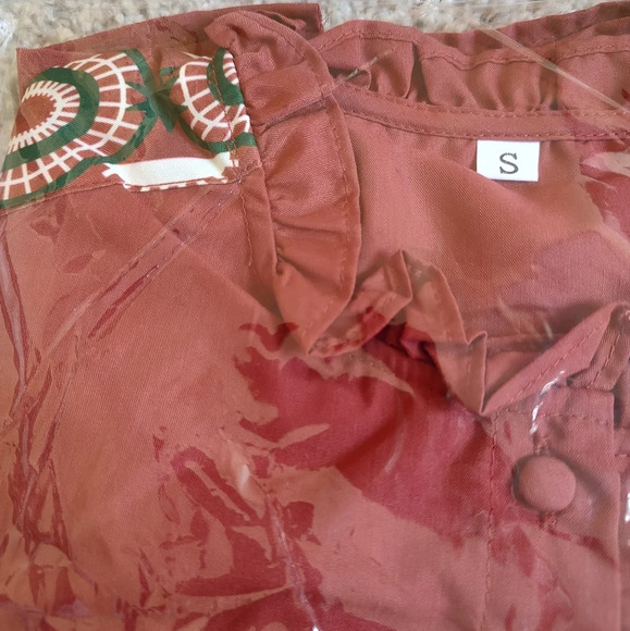 Retro flower embroidery blouse Small - Picture 8 of 10